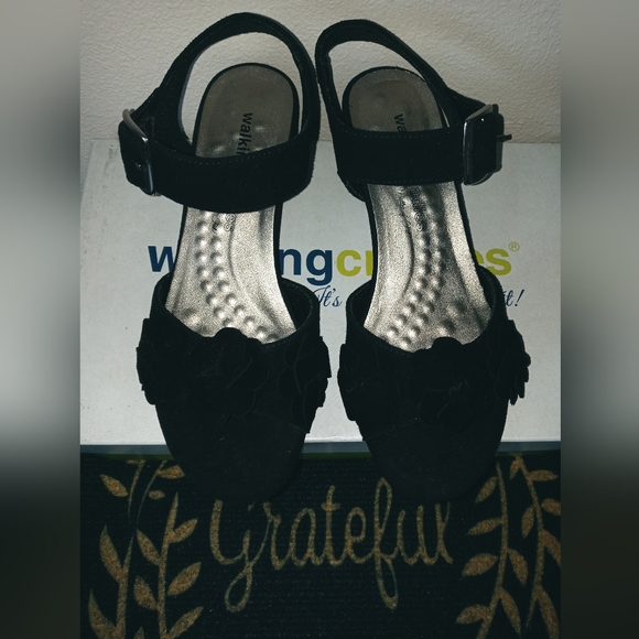 Walking Cradles Suede Dress Sandals - Picture 1 of 4